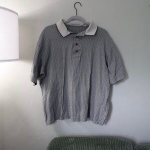 Vintage Chevron Pattern Polo